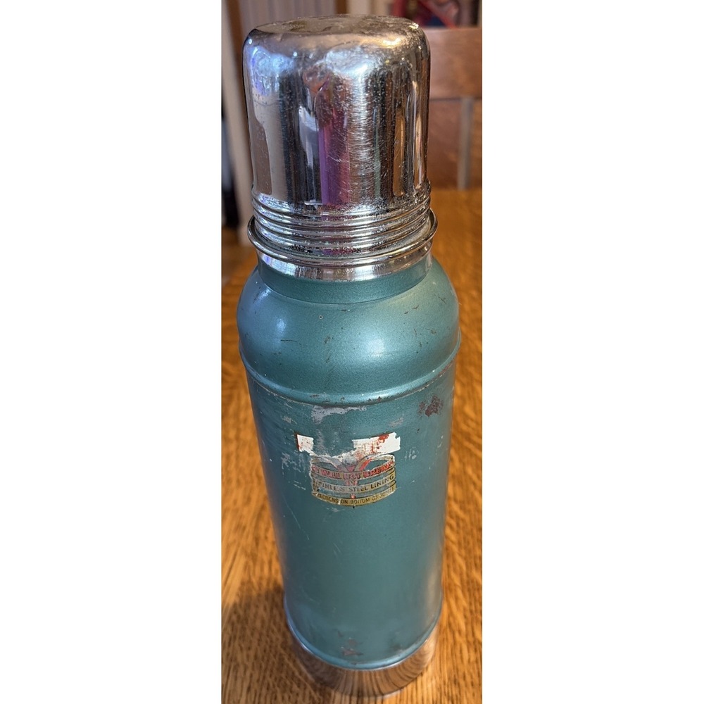 Vintage‎ Stanley Thermos N943 1 Quart  Super Vac Made In USA 2-61 Missing Cork